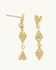 Temple Of The Sun Amore Earrings in GOLD