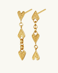 Temple Of The Sun Amore Earrings in GOLD