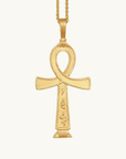 Temple Of The Sun Cairo Large Necklace in GOLD