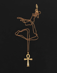 Temple Of The Sun Cairo Small Necklace in GOLD