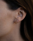 Temple Of The Sun Eros Drop Studs in GOLD