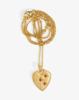Temple Of The Sun Etti Ruby Necklace in GOLD