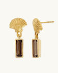 Temple Of The Sun Hali Earrings in GOLD