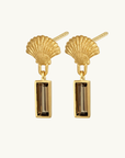 Temple Of The Sun Hali Earrings in GOLD