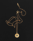 Temple Of The Sun Mavi Eye Necklace in GOLD