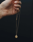 Temple Of The Sun Mavi Eye Necklace in GOLD