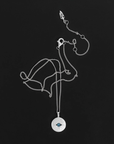 Temple Of The Sun Mavi Eye Necklace in SILVER
