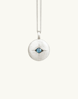 Temple Of The Sun Mavi Eye Necklace in SILVER
