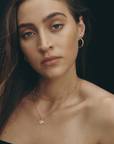 Temple Of The Sun Reign Oval Necklace in GOLD