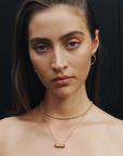 Temple Of The Sun Sacred Scroll Necklace in GOLD