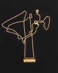 Temple Of The Sun Sacred Scroll Necklace in GOLD