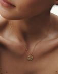 Temple Of The Sun Seed Of Life Necklace in GOLD