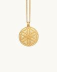 Temple Of The Sun Seed Of Life Necklace in GOLD