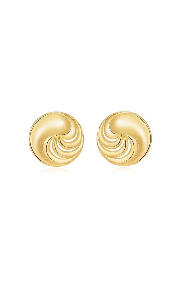 Leila Stud Earrings GOLD Luv Aj-Luv Aj-Frolic Girls