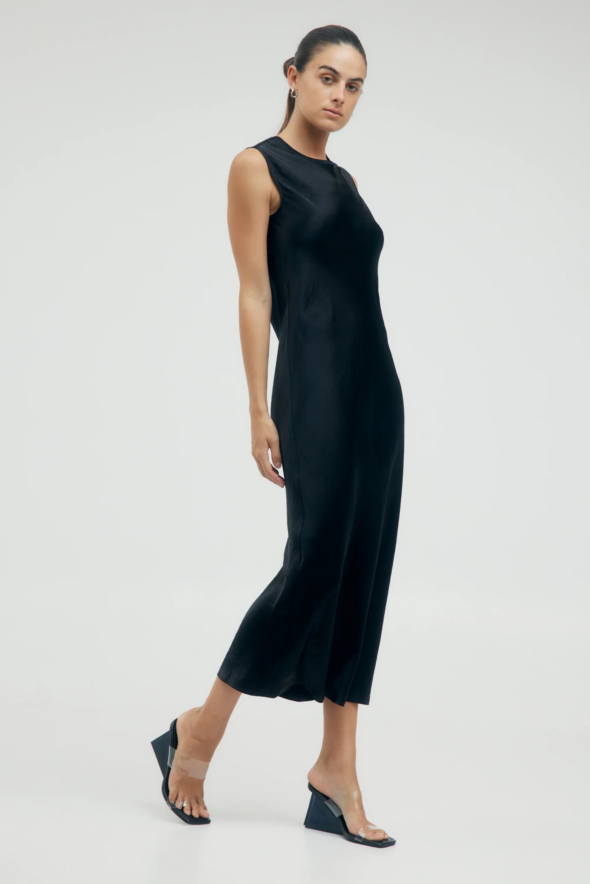 Third Form Crush Bias Tank Maxi BLACK