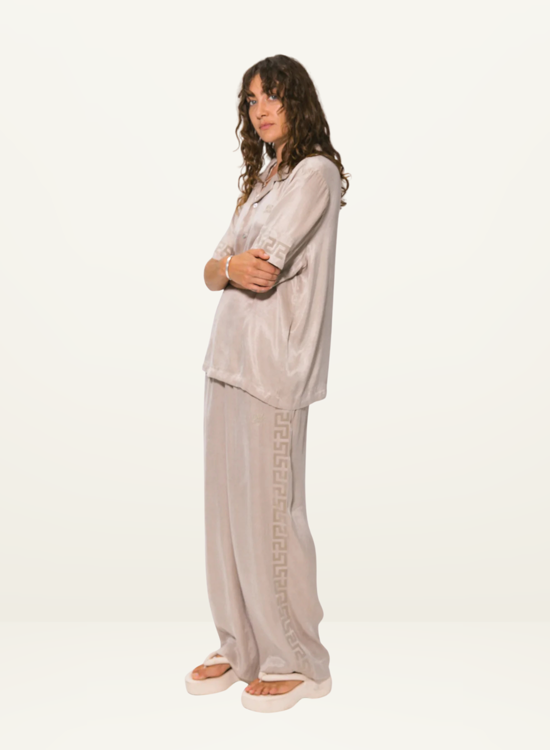 Very Special Stone Panel Geo Resort Shirt