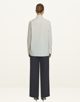 Victoria & Woods Cammandment Shirt in JUNIPER STRIPE