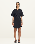 Viktoria & Woods Peaches Shirt Dress in Black