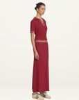 Viktoria & Woods Showtime Skirt in Deep Red