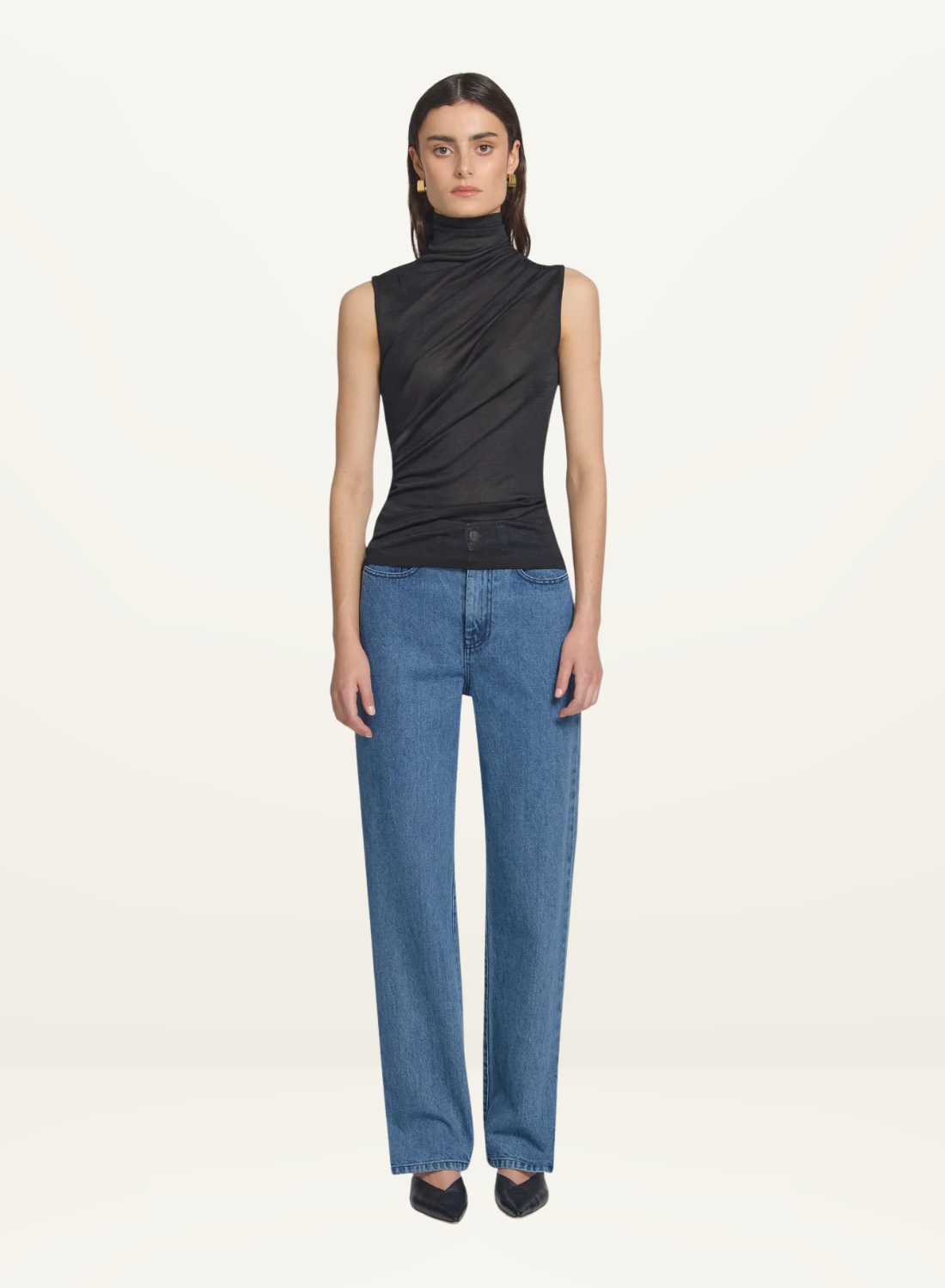 Viktoria & Woods Sunset Top in Black
