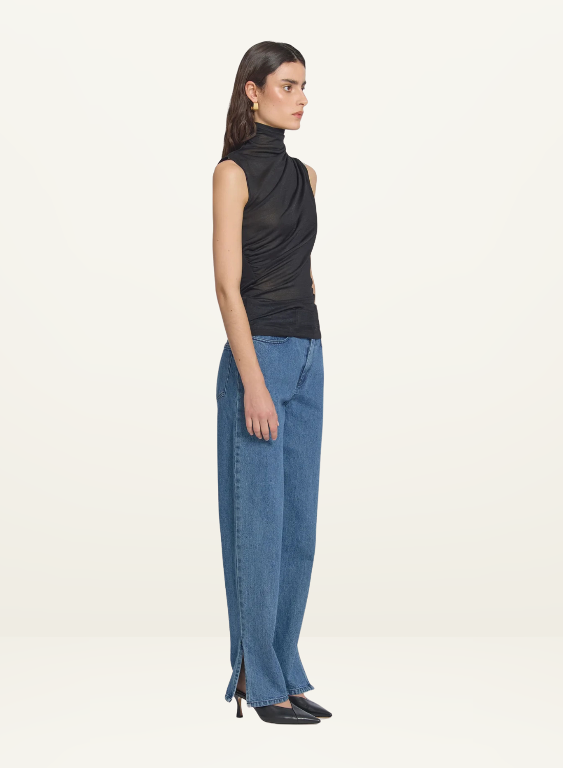Viktoria & Woods Sunset Top in Black