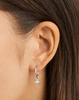 By Charlotte I Am Protected Hoops in SILVER