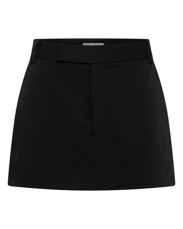 Interchange Tailored Mini Skirt BLACK Third Form-Third Form-Frolic Girls