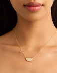 By Charlotte Live In Light Lotus Necklace in GOLD