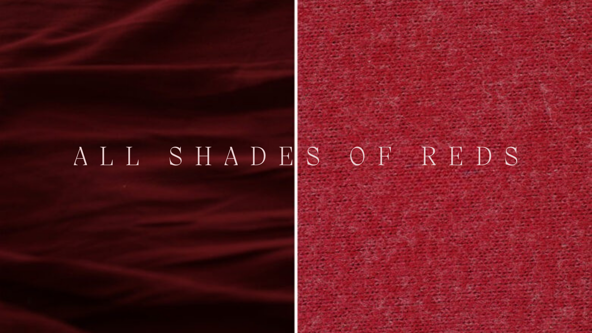 Shades of reds and burgundy is here to stay!!