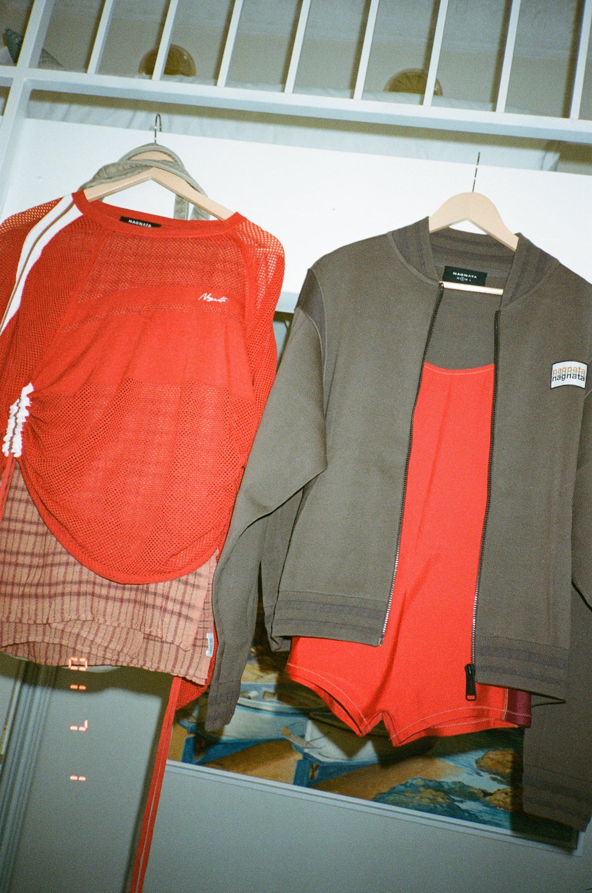 Nagnata Downtown Mesh Jersey in Poppy