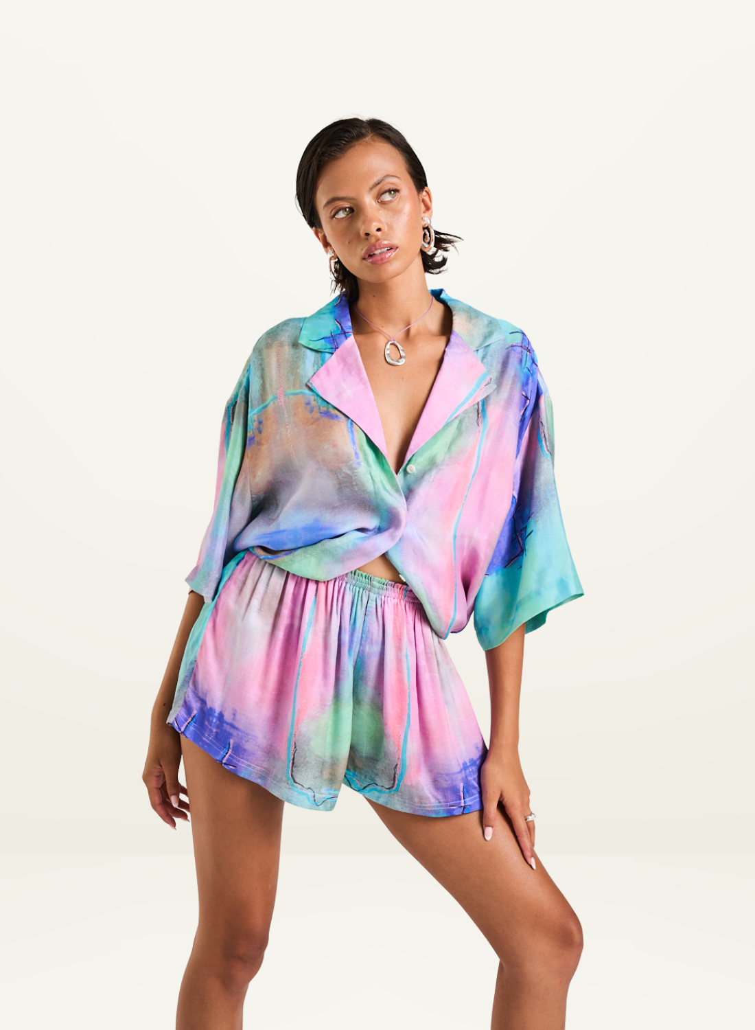 Summi Summi Luka Shirt Dress in H20 /// COMING SOON