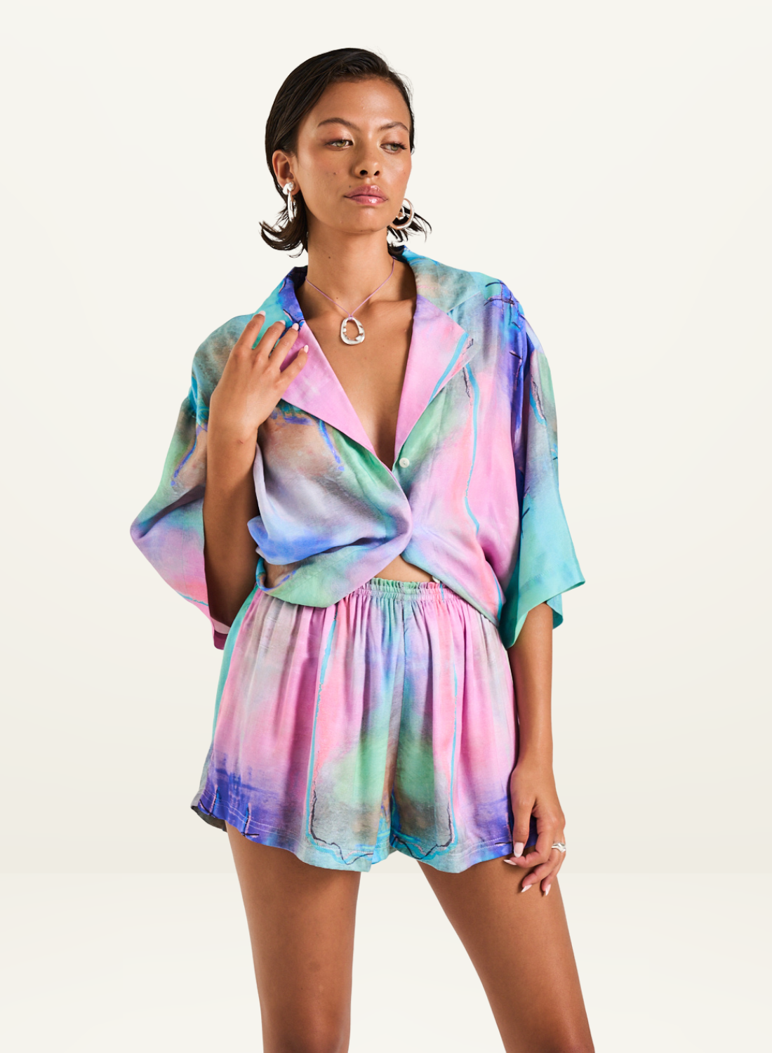 Summi Summi Luka Shirt Dress in H20 /// COMING SOON