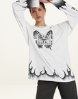 Summi Summi Eden LS Tee in Lily White