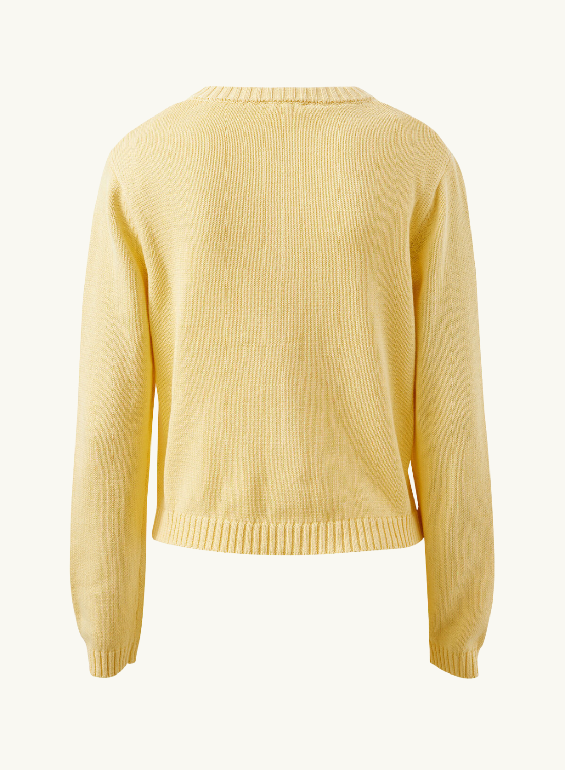 Ceres Nelly Long Sleeve Cardigan in Butter Yellow