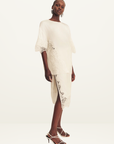 Shona Joy Eniko Lace T-Shirt in Ivory