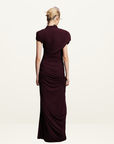 Alemais Eddie Midi Dress in PLUM