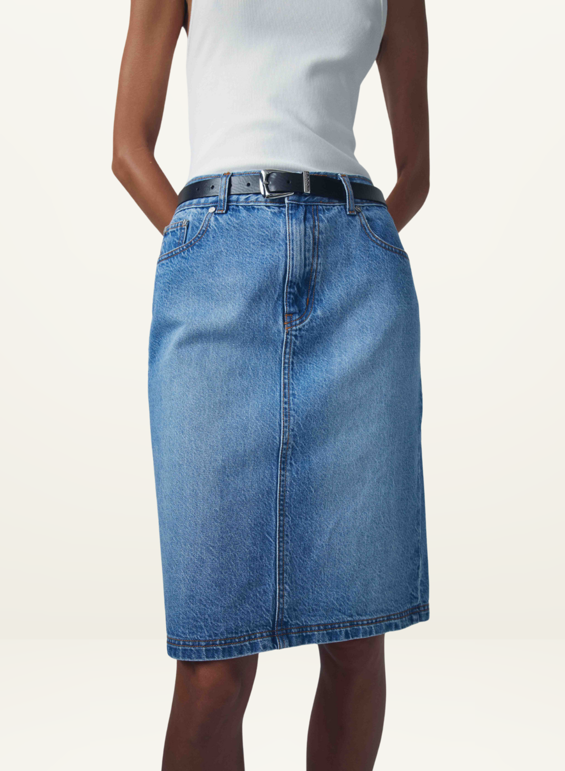 Thorne Denim Skirt BLUE Viktoria &amp; Woods-Vik &amp; Woods-Frolic Girls