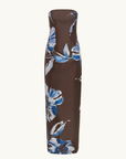 Shona Joy Elsa Panelled Strapless Maxi Dress
