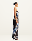 Shona Joy Elsa Panelled Strapless Maxi Dress