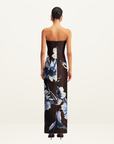 Shona Joy Elsa Panelled Strapless Maxi Dress