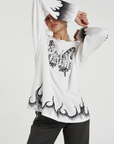 Summi Summi Eden LS Tee in Lily White