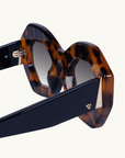 Opera Sunglasses HONEY TORT BLACK TEMPLE Valley-Valley Eyewear-Frolic Girls