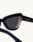 Lafayette Sunglasses GLOSS BLACK SPLICE Valley-Valley Eyewear-Frolic Girls