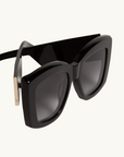 Coltrane Sunglasses GLOSS BLACK Valley-Valley Eyewear-Frolic Girls