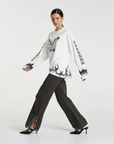 Summi Summi Eden LS Tee in Lily White