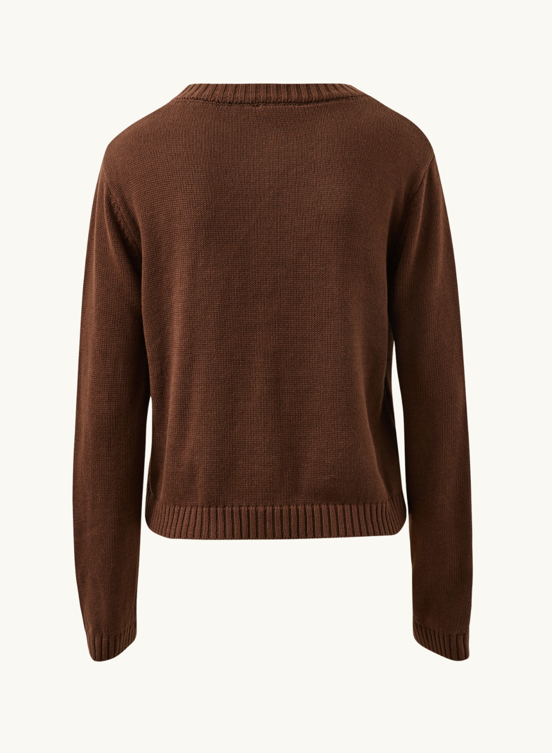 Ceres Nelly Long Sleeve Cardigan in Chocolate