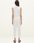 Camilla and Marc Alba Crop Rib Tank in Soft White