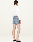 Anine Bing Dalton Denim Short PACIFIC BLUE