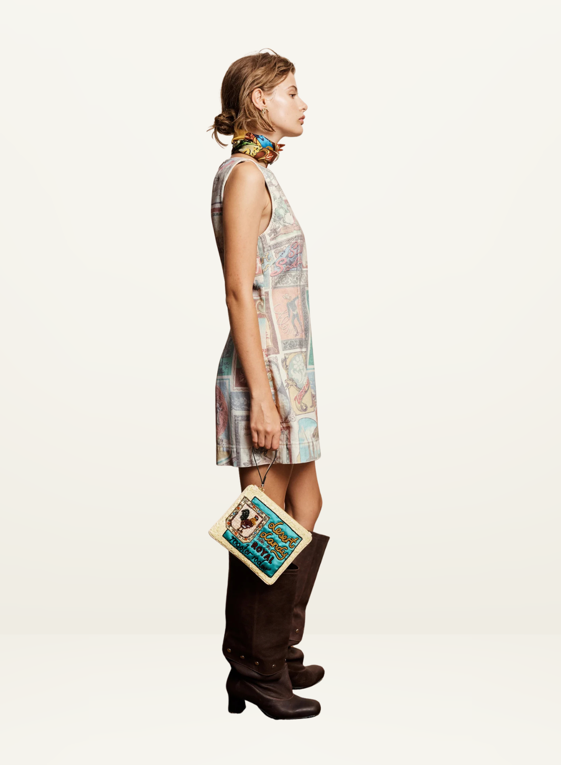 Alemais Andie Denim Mini Dress