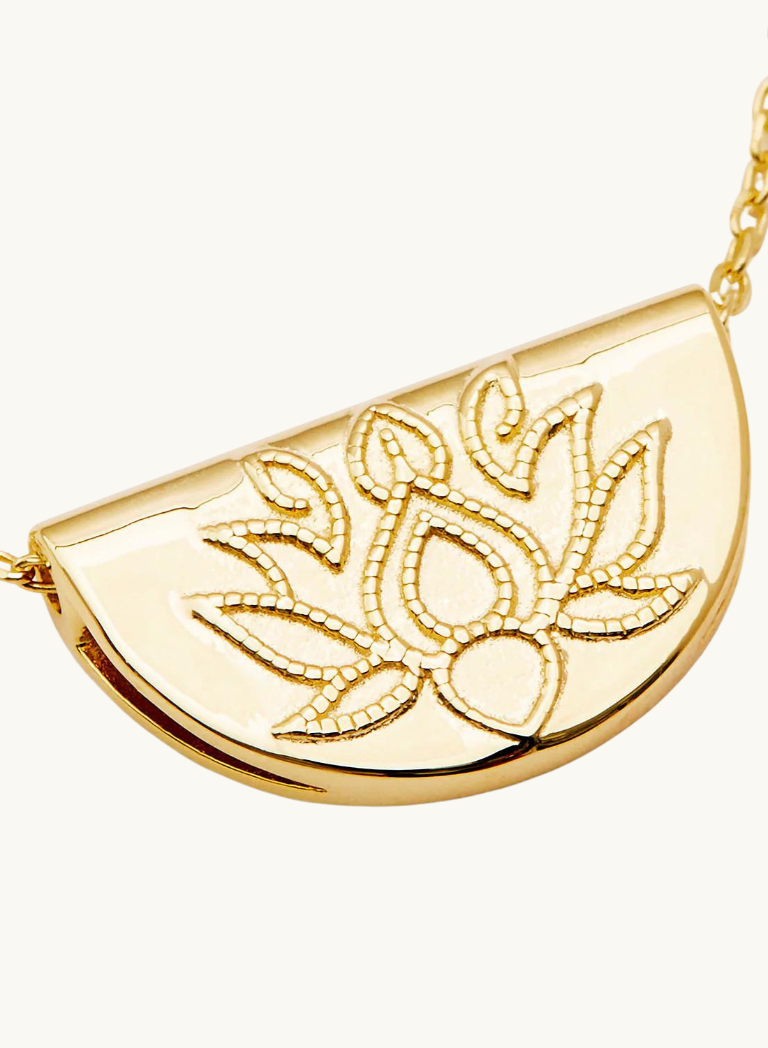 Lotus Short Necklace GOLD by Charlotte-By Charlotte-Frolic Girls